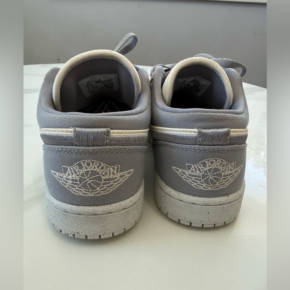 Nike  Air Jordan 1 low SE light steel Gray white Sneakers - Picture 3 of 9